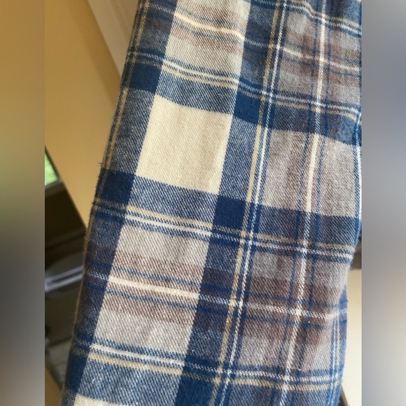 L.L. Bean Women’s Scotch Plaid Sherpa Lined Hooded Jacket Indigo/Tartan size M - Picture 11 of 16